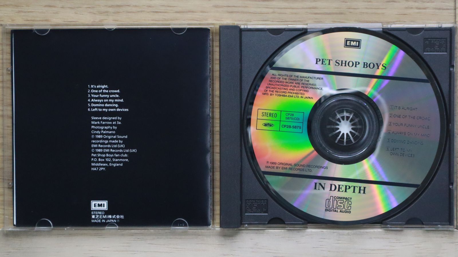 国内盤CD☆ペット・ショップ・ボーイズ/Pet Shop Boys□ イン