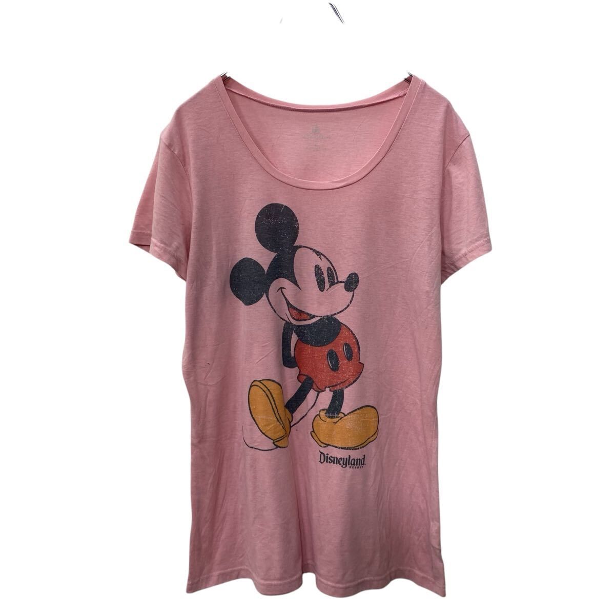 Disney 半袖 キャラクター プリントTシャツ レディース XL