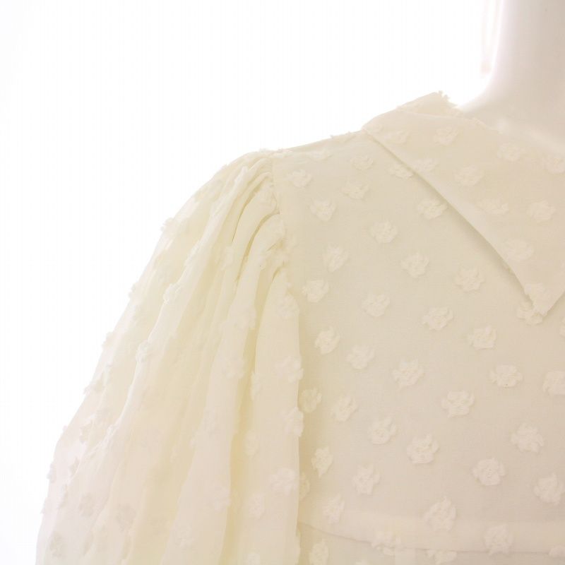 yori◆半袖ブラウス/FREE/コットン/WHT/YR2221-052SM-3 ランダムティアードハーフスリーブ | all item| yori