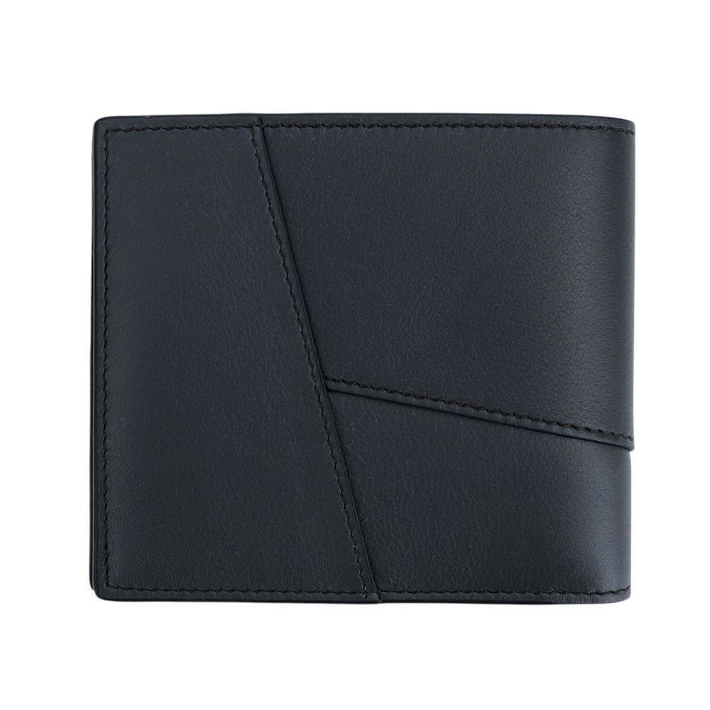 新品 ロエベ 財布 両面開き財布 本革レザー ブラック 黒 二つ折り財布 本物 ロエベ 財布 二つ折り LOEWE PUZZLE BIFOLD WALLET C510302X16