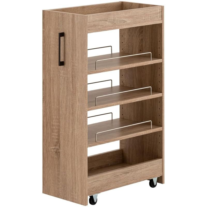 アイリスプラザ 『選べる54種』 隙間収納ロータイプ スリムラック