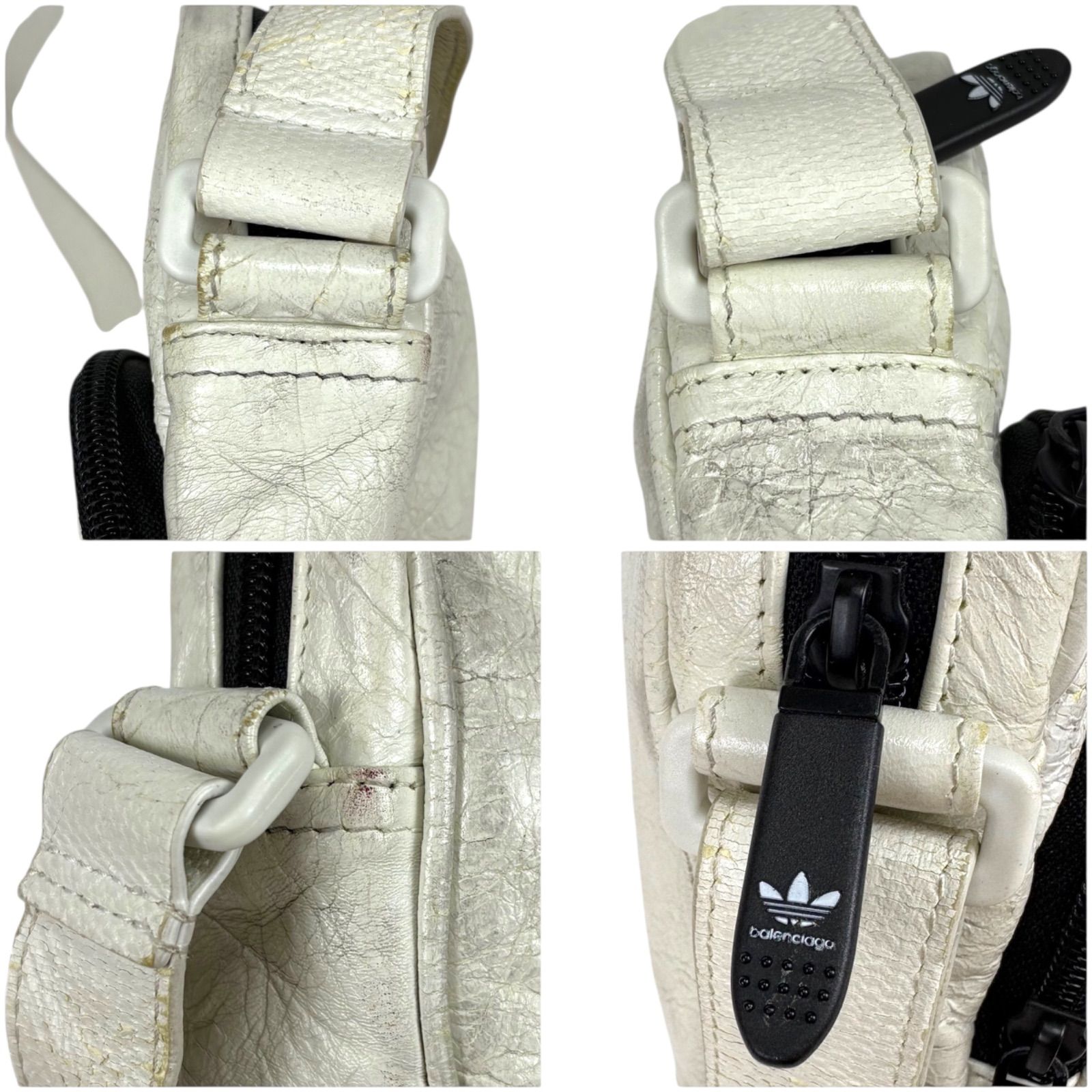 バレンシアガ×アディダス BALENCIAGA adidas ショルダーバッグ レザー