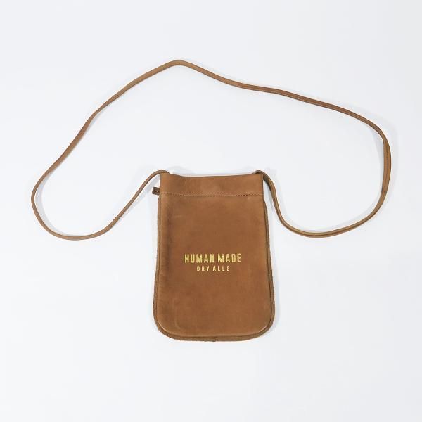 サイズ高さ20cm×幅13cmHUMAN MADE Leather Mini Shoulder Bag