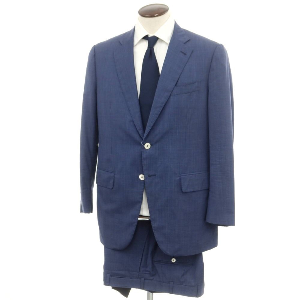 中古】イザイア ISAIA ウールシルク チェック セットアップ 2つ
