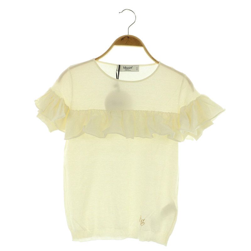 ☆ブルマリン　　Blumarine ☆サイズ38 カットソー 再値下 新品 BLUMARINE ブルマリン ピンク シルク ニット カットソー