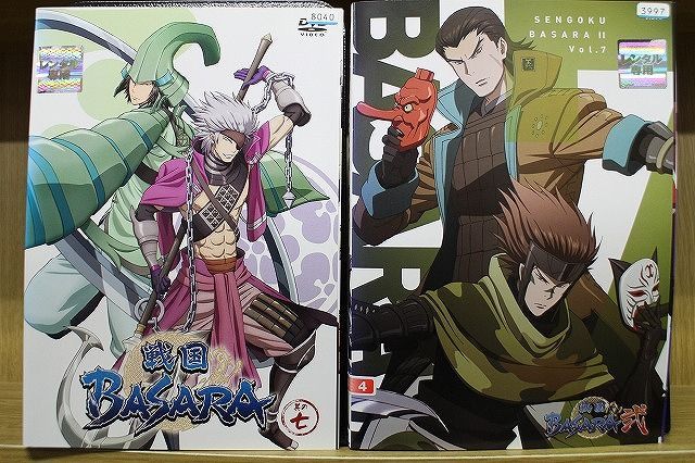 DVD 戦国BASARA バサラ 全7巻 + 弐 全7巻 計14本set ※ケース無し発送 レンタル落ち ZR2309 - メルカリ