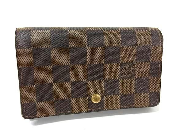 ルイヴィトン✨折り財布　ポルトモネビエ　トレゾール　ダミエ　エベヌ　ファスナー 2148103571411_02.jpg