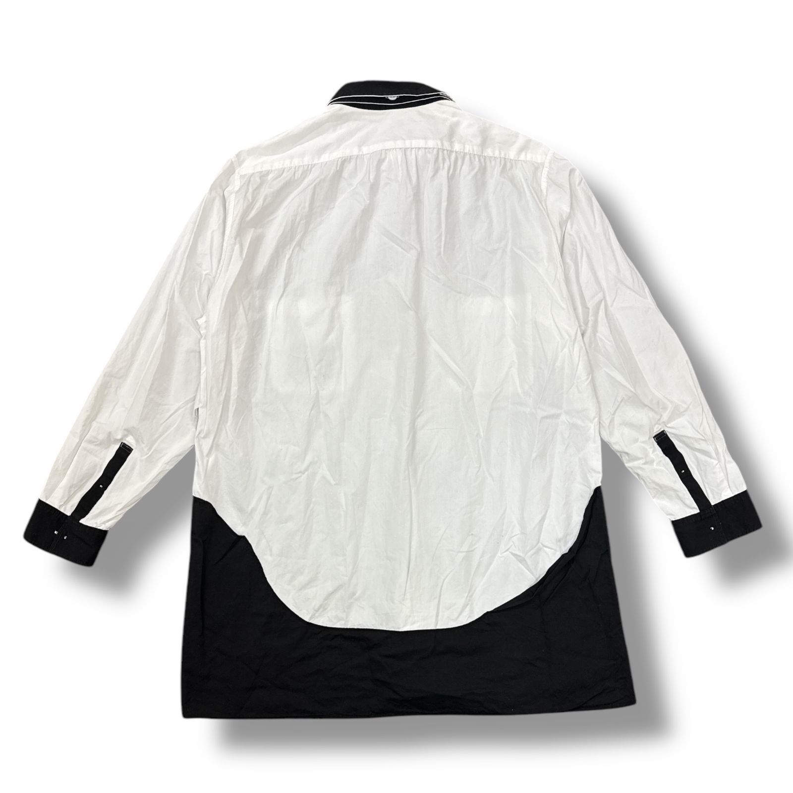 参考上代66000円 Yohji yamamoto pour homme 23SS 白黒使いスペア 