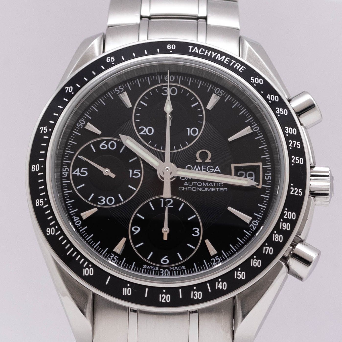 オメガ OMEGA スピードマスター デイト クロノグラフ 3210.50 SPEEDMASTER DATE 自動巻き 腕時計 メンズ・ユニセックス  黒 - メルカリ