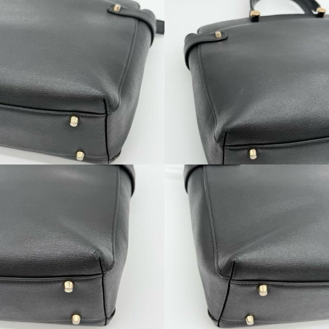 【美品】FURLA agata ハンドバッグ 2way ショルダーバッグ 黒色 美品】FURLA agata ハンドバッグ 2way ショルダーバッグ 黒色