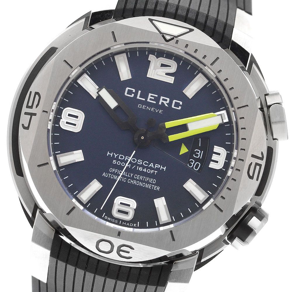 クレール CLERC H1.1 ハイドロスカフ デイト 自動巻き メンズ _911242
