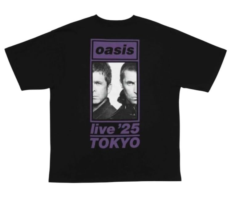 Oasis Tシャツ XL TOKYO 東京限定 江戸紫 オアシス 2025 日付入り 10