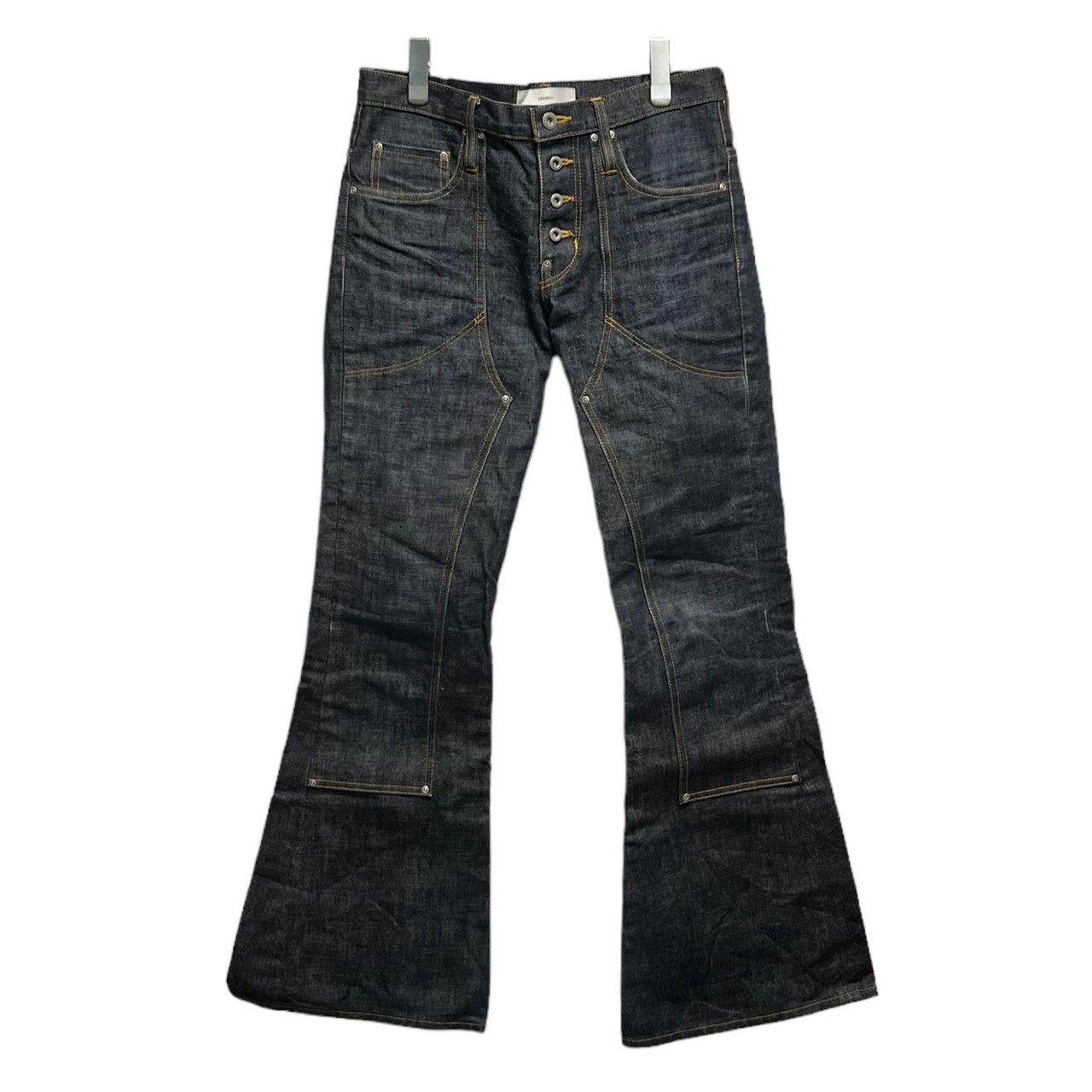 SUGARHILL シュガーヒル 21SS Rigid Double Knee Bell Bottom Denim ダブルニーベルボトムデニムパンツ  21SSPT03 - メルカリ