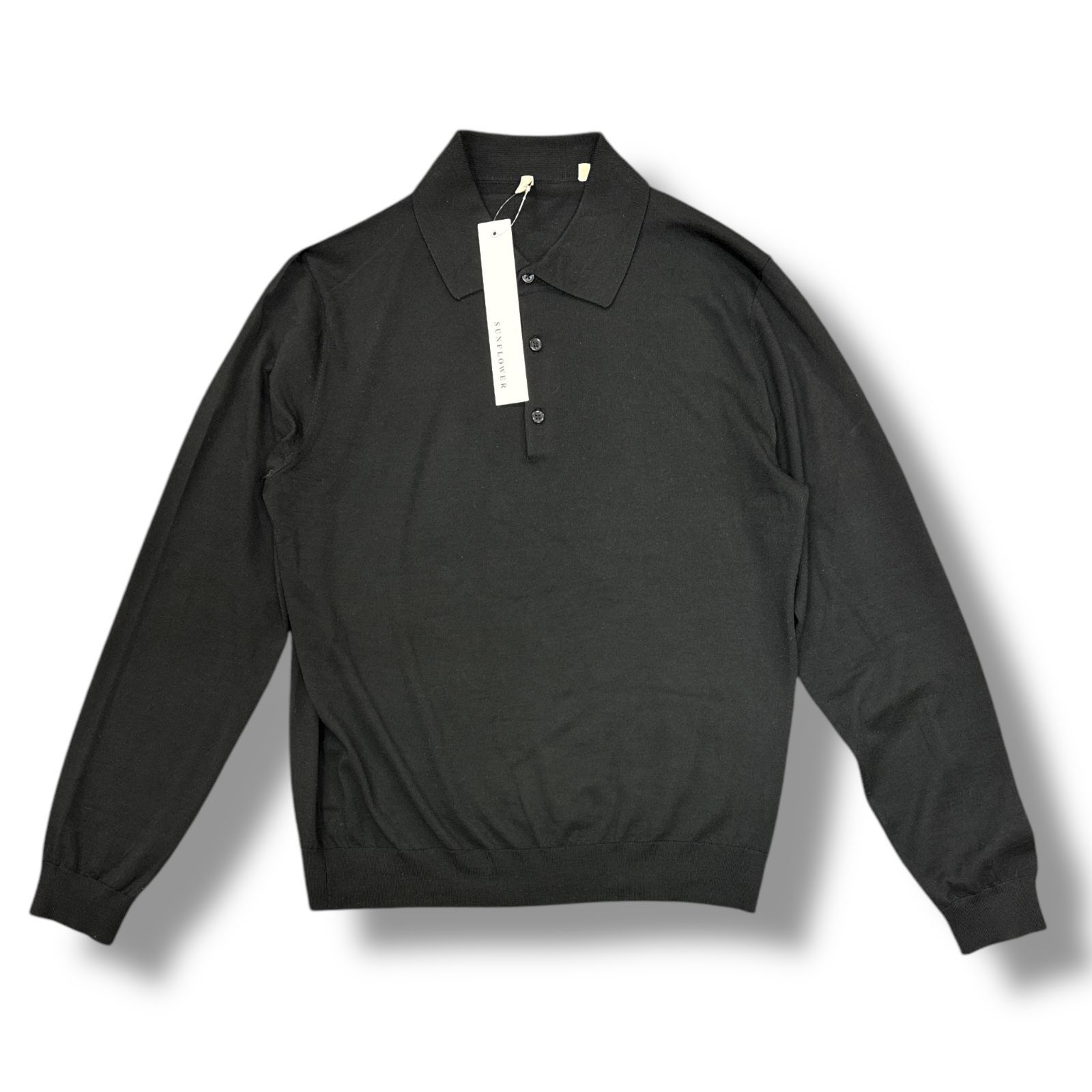 参考上代41800円 未使用品 SUNFLOWER 25SS MERINO POLO メリノ