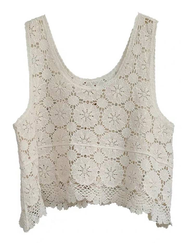 unfil クロシェ　ベスト unfil（アンフィル）の「unfil アンフィル / hand-crochet