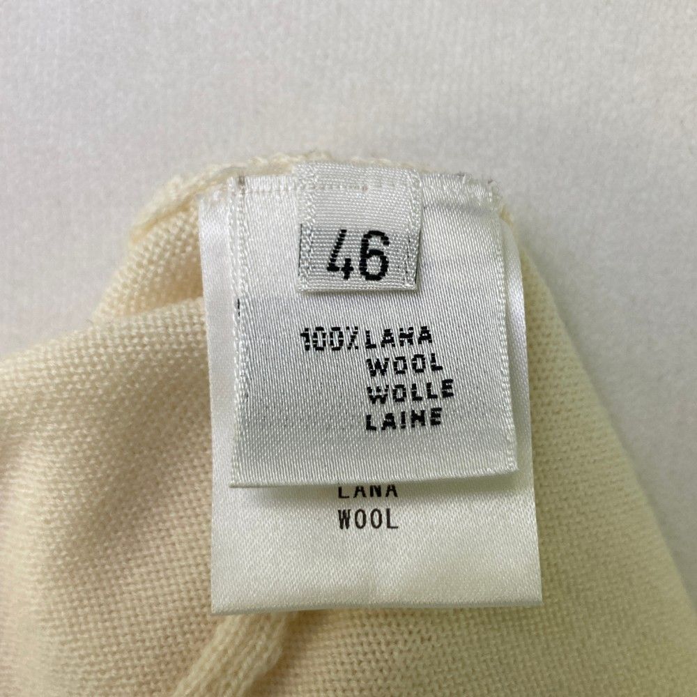 Cruciani アイボリー ニットセーター 46 cruciani クルチアーニ Vネックニットセーター ホワイト系 46