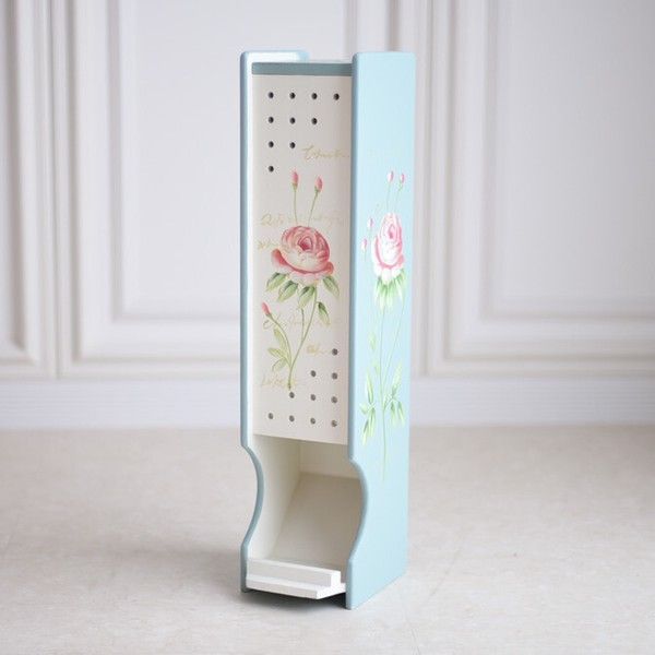 ハンドペイントトイレットペーパーホルダーBL
