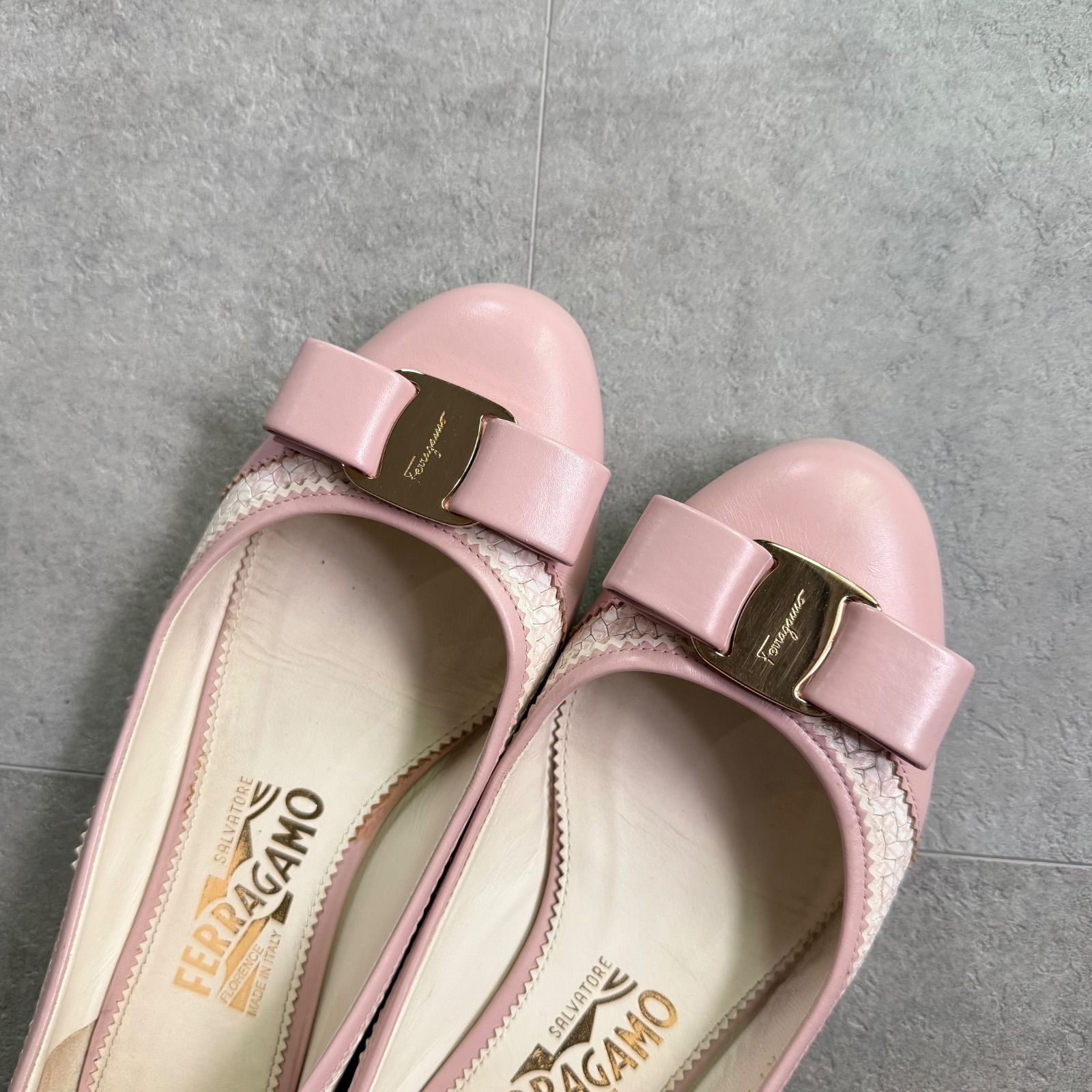 Salvatore Ferragamo フェラガモ ピンク サンダル フェラガモ サンダル ピンク フェラガモ サンダル ピンク 6 1/2 2f23