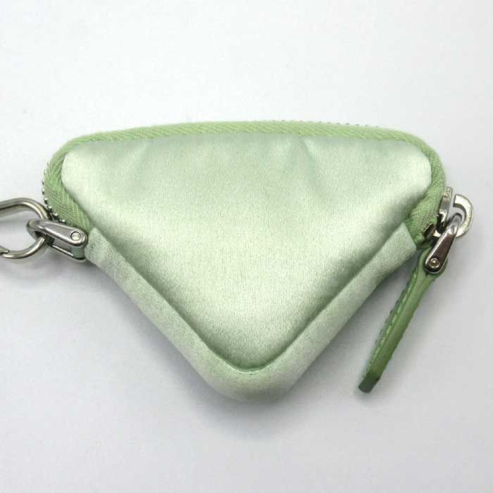 プラダ PRADA ラインストーン ミニ ポーチ チェーンネックストラップ付  