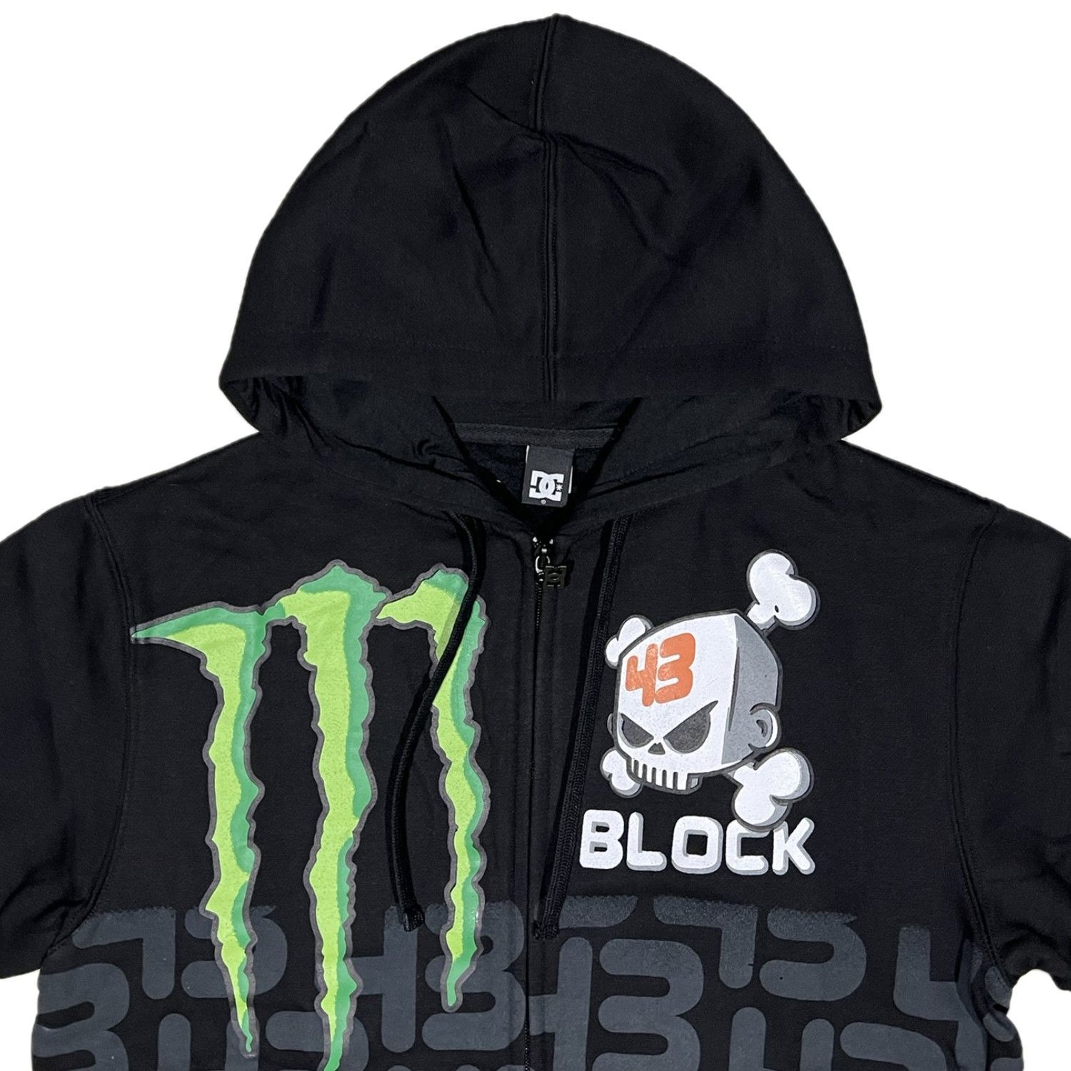MONSTER ENERGY THE DOCTOR フーディ 新品 DC SHOES Ken Block モンスターエナジー ハーフモノグラム ジップ
