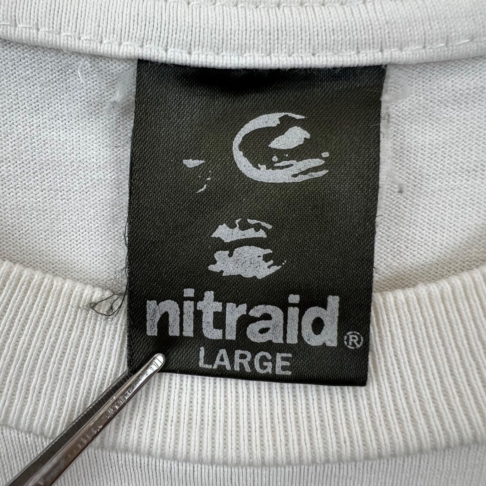 NITRAID 00s archive Arch bamboo logo Tee L ナイトレイド アーチロゴ 