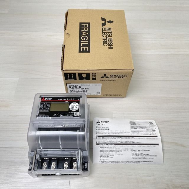 M1PM-R 1P2W 100V 30A 50HZ 電力量計 23年製 三菱電機 【未使用 開封品】 □K0047355 - メルカリ