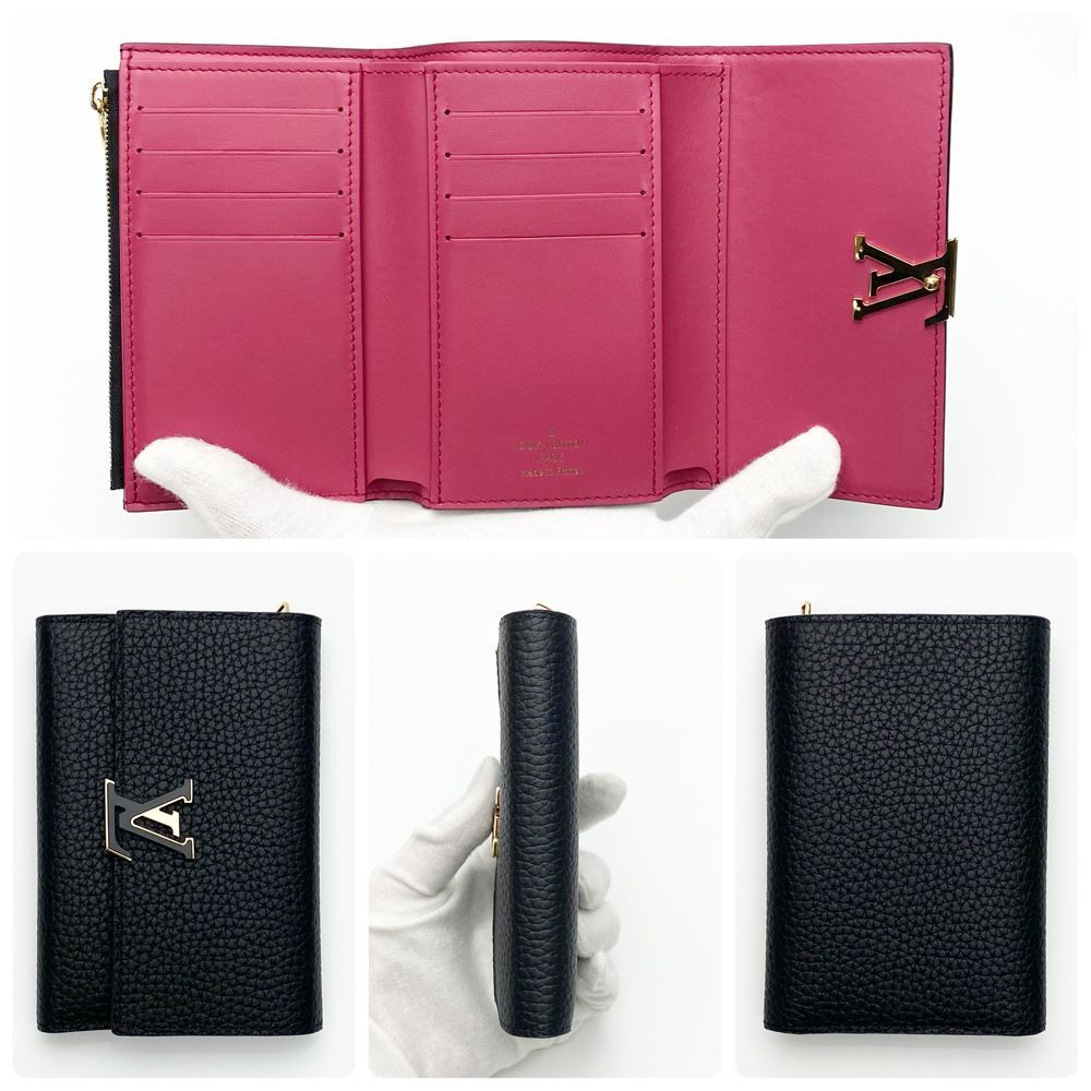 ✨極上美品✨ルイヴィトン❤️LV ポルトフォイユ　カプシーヌ　RFID ☆安心の国内発送☆LV ポルトフォイユ・カプシーヌ コンパクト