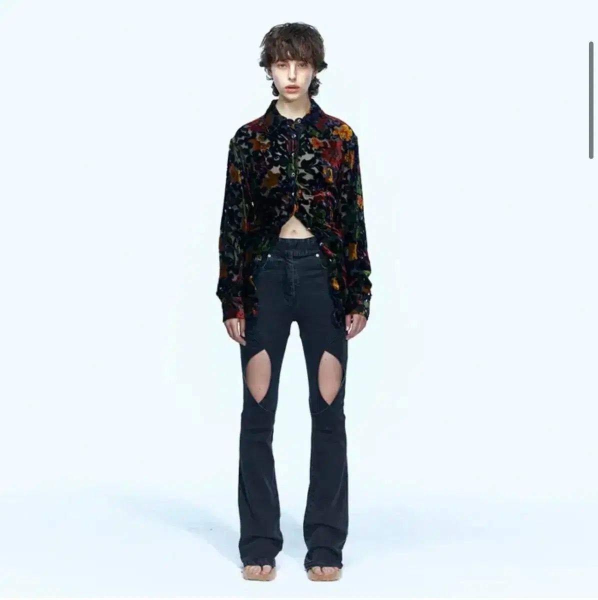 Andersson Bell アンダースンベル CARA CURVE LAYERED DENIM JEANS デニム