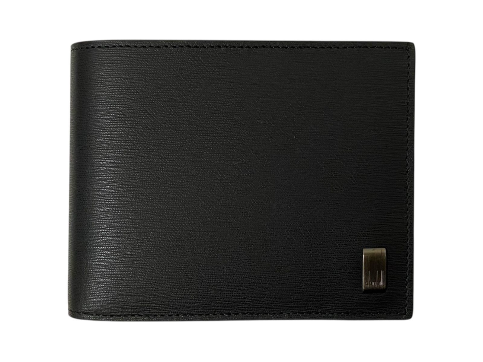 dunhill ダンヒル Sidecar 二つ折財布 19F2F32SG001R DUL2RF32A ブラック メンズ|078