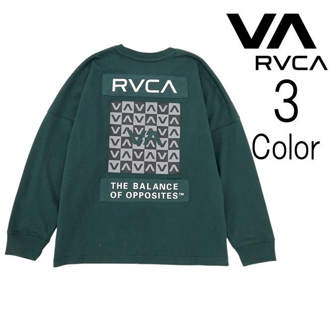 【140cm～150cm】ルーカ Rvca ルカ キッズ PATCH BALANCE LT TEE ロングTシャツ 子ども服 be046060【SALE】【クリックポスト】