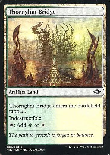 中古】マジックザギャザリング 258/303[C]：【MH2】【FOIL】Thornglint