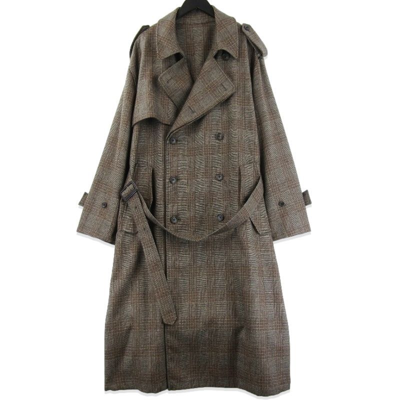 新品 未使用 T-JACKET イタリア製 トレンチコート M ブラウン メゾンドラティール maison de LATIR 後ろ姿まで美しいトレンチ