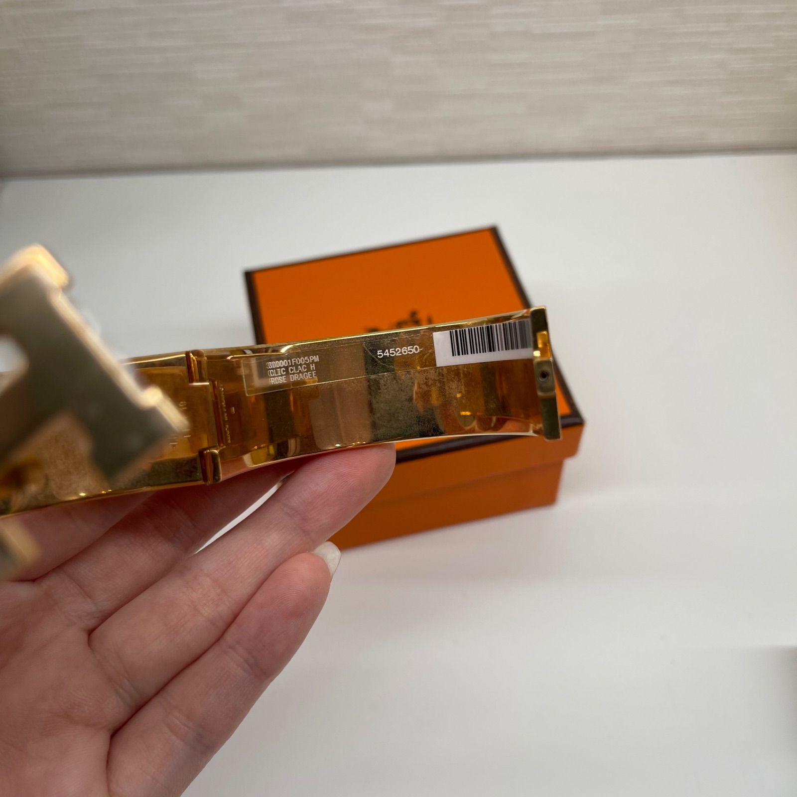 新品】【未使用品】HERMES エルメス クリック クラック エナメル 