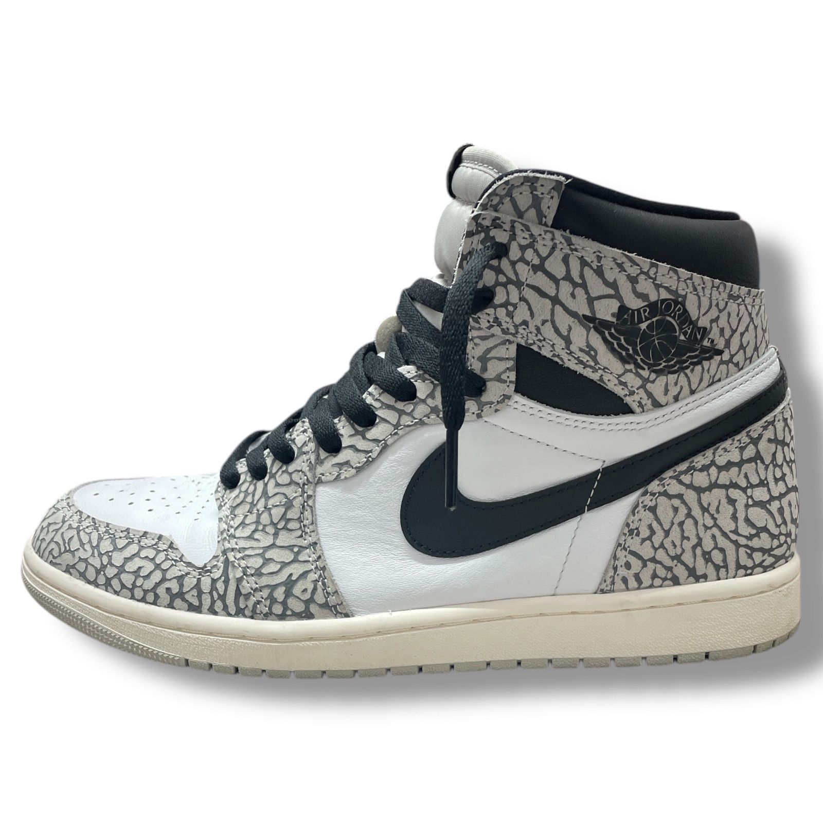 ジョーダン1 HI ホワイトセメント　28.5 国内正規　未使用　ナイキ Nike GS Air Jordan 1 High OG \"White Cement\"の新品⁄中古フリマ(通販