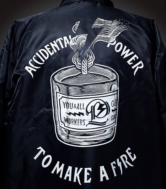 PARASITE パラサイト ボア付き コーチジャケット ナイロンジャケット