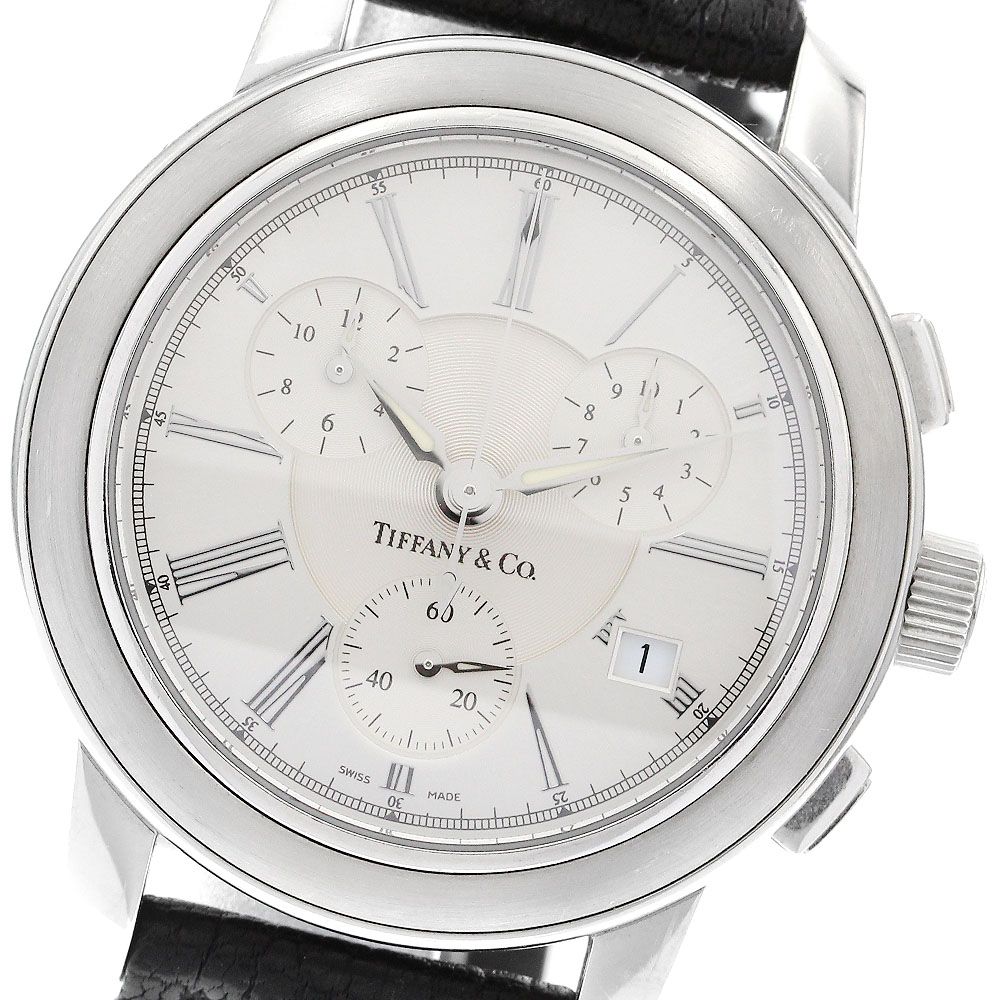 TIFFANY&Co ティファニー 腕時計 マークラウンド スモセコ 稼働品