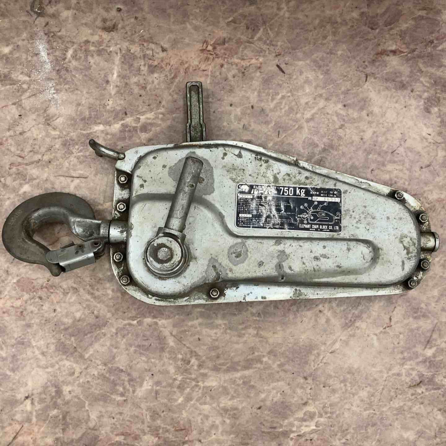 象印 手動式ウインチ ルーパー 750kg チルホール 所沢店