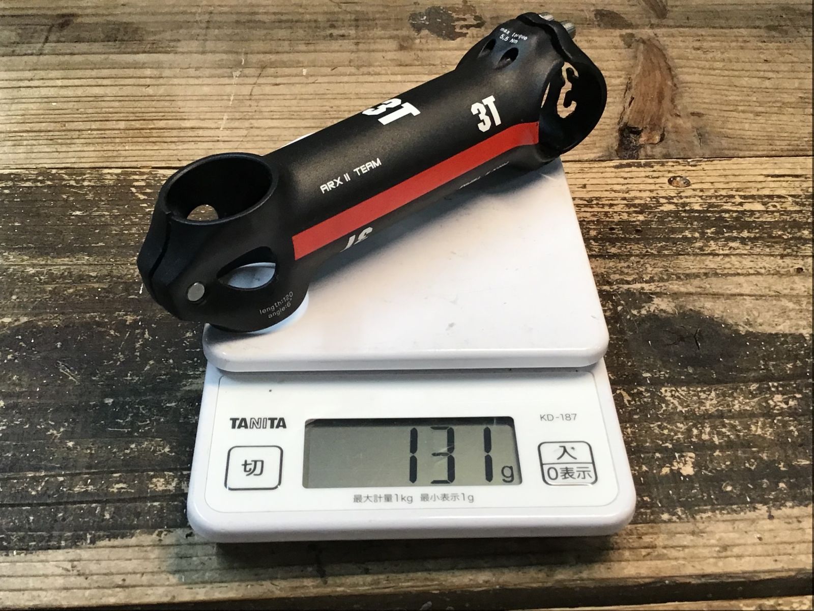 3T 「スリーティー」 ARX2 TEAM φ31.8 110mm アルミ ステム ⁄ 横浜戸塚