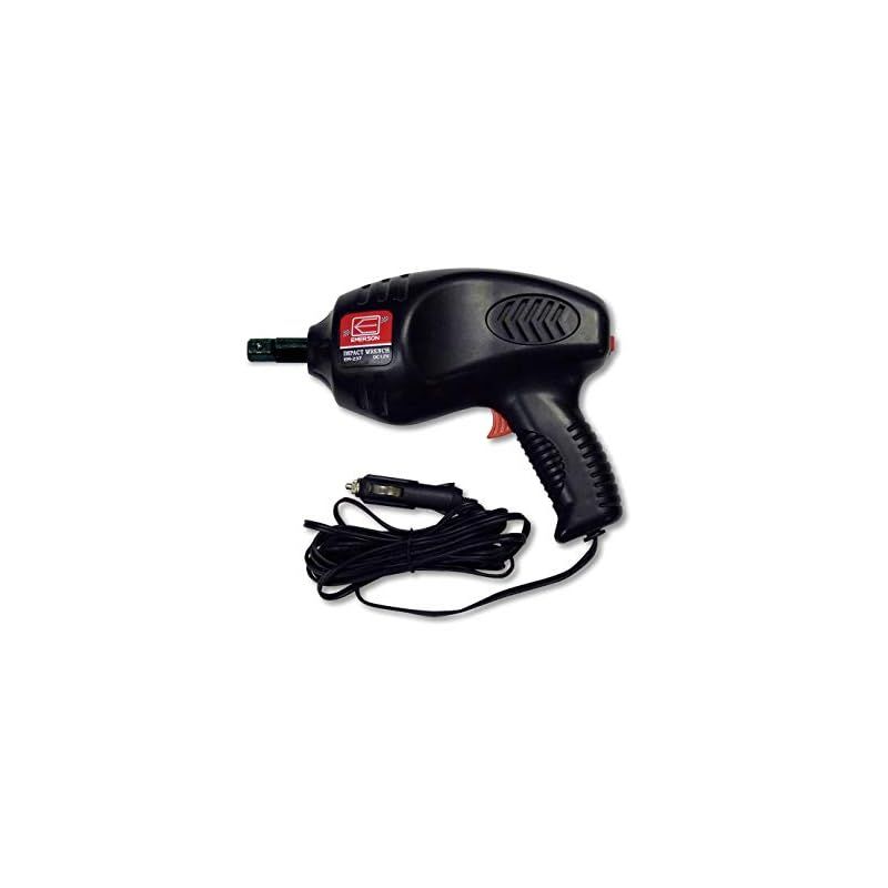 エマーソン(Emerson) 電動インパクトレンチ DC12V 12.7mm (1/2インチ) すばやく楽にナットの脱着 見やすい回転切替スイッチ 最大トルク340N・mのハイパワー 持運び便利なキャリーケース入り 17/19mm/21mm薄口ロングソケット付