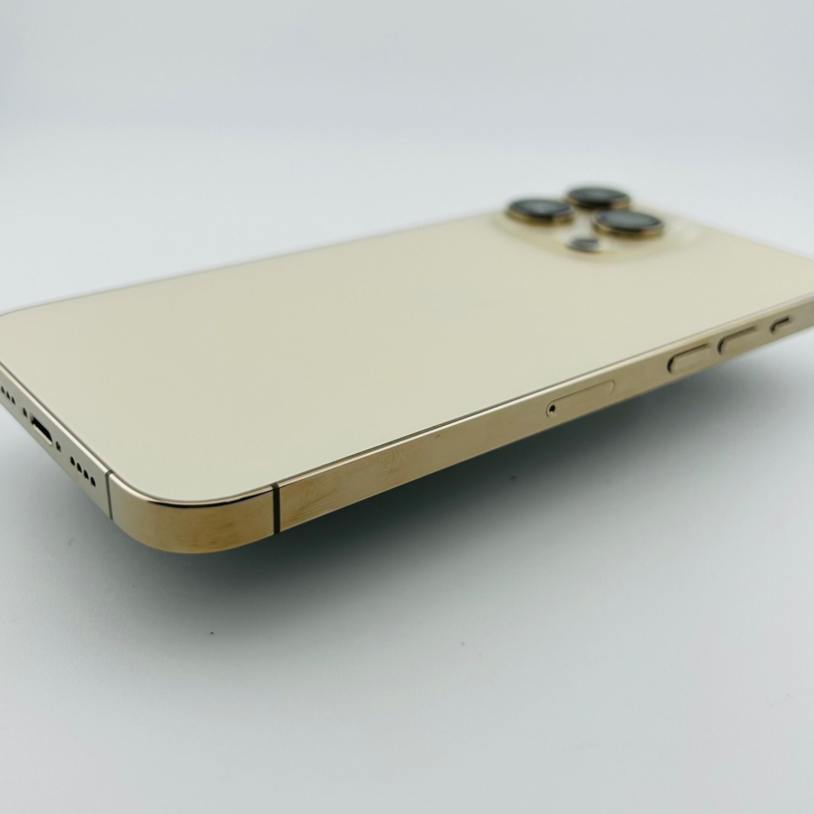 iPhone 14 Pro MAX ゴールド 128 GB バッテリー100% ムスビー｜新品同様 SIMフリー iPhone14 Pro MAX 128GB ゴールド