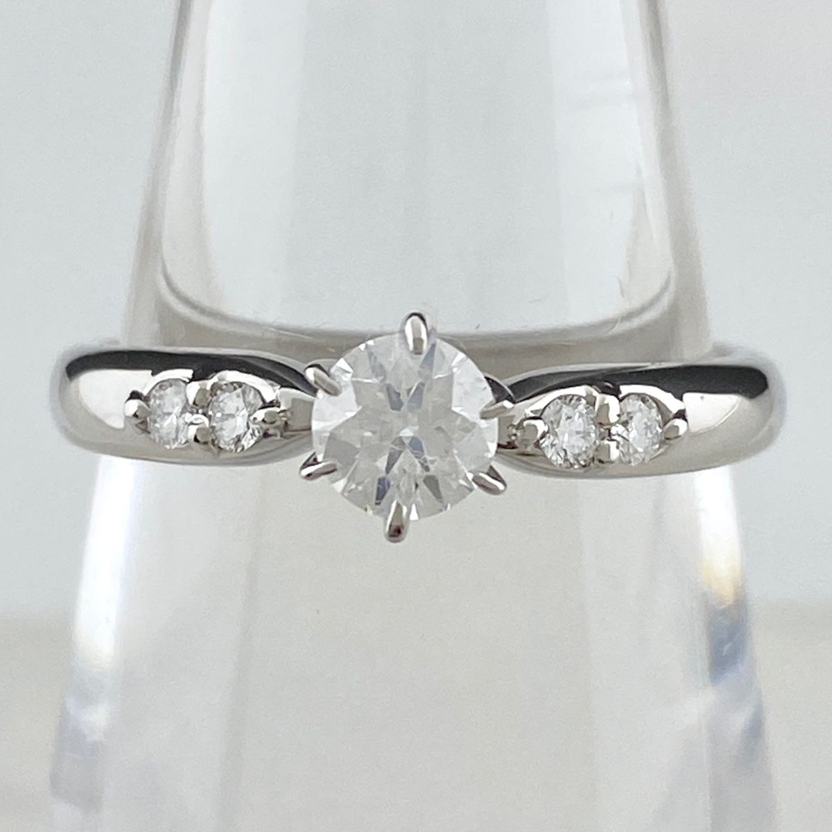ニナリッチ NINA RICCI ダイヤモンド デザインリング プラチナ 指輪 