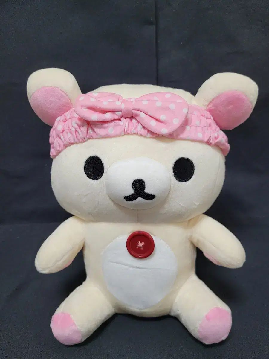 【雷市場（ポンジャン）商品韓国直送】 ヘッドバンド付き あります かわいい コリラックマ ぬいぐるみ