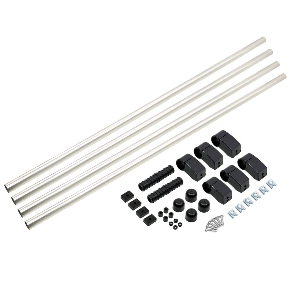 【迅速発送】Jeyaic 車室内キャリアバー サイドバー クロスライド 左右セット 車内収納 適合車種200系ハイエース(I型~IV型)バン S-GL標準/ワイド）/ NV350キャラバン(現行型)バン プレミアムGX 標準ルーフ/200系ハイエース(I型~