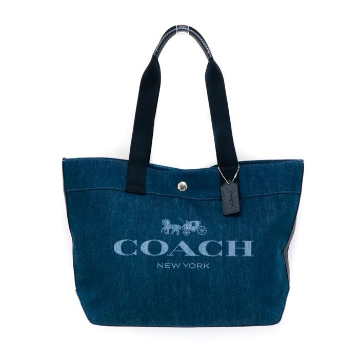 コーチ COACH ロゴホース アンド キャリッジ デニムトート デニム