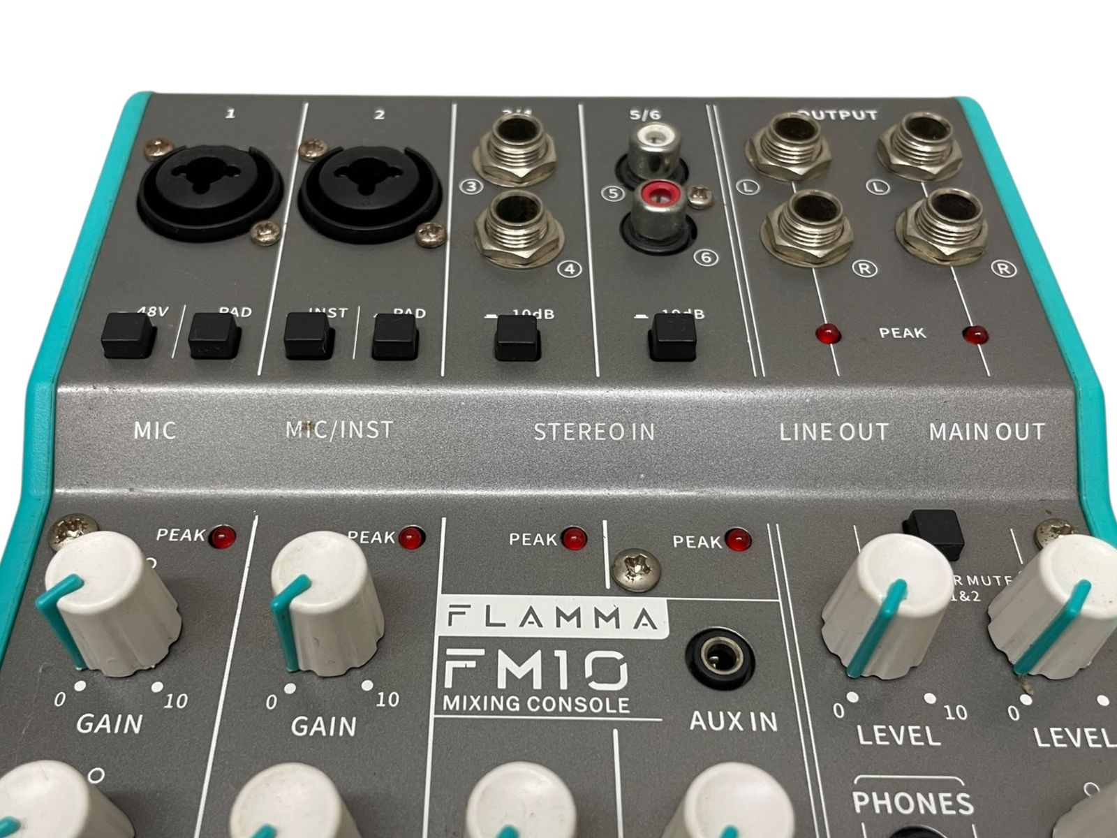 FLAMMA(フランマ) FM10 ポータブル オーディオミキサー 6チャンネル