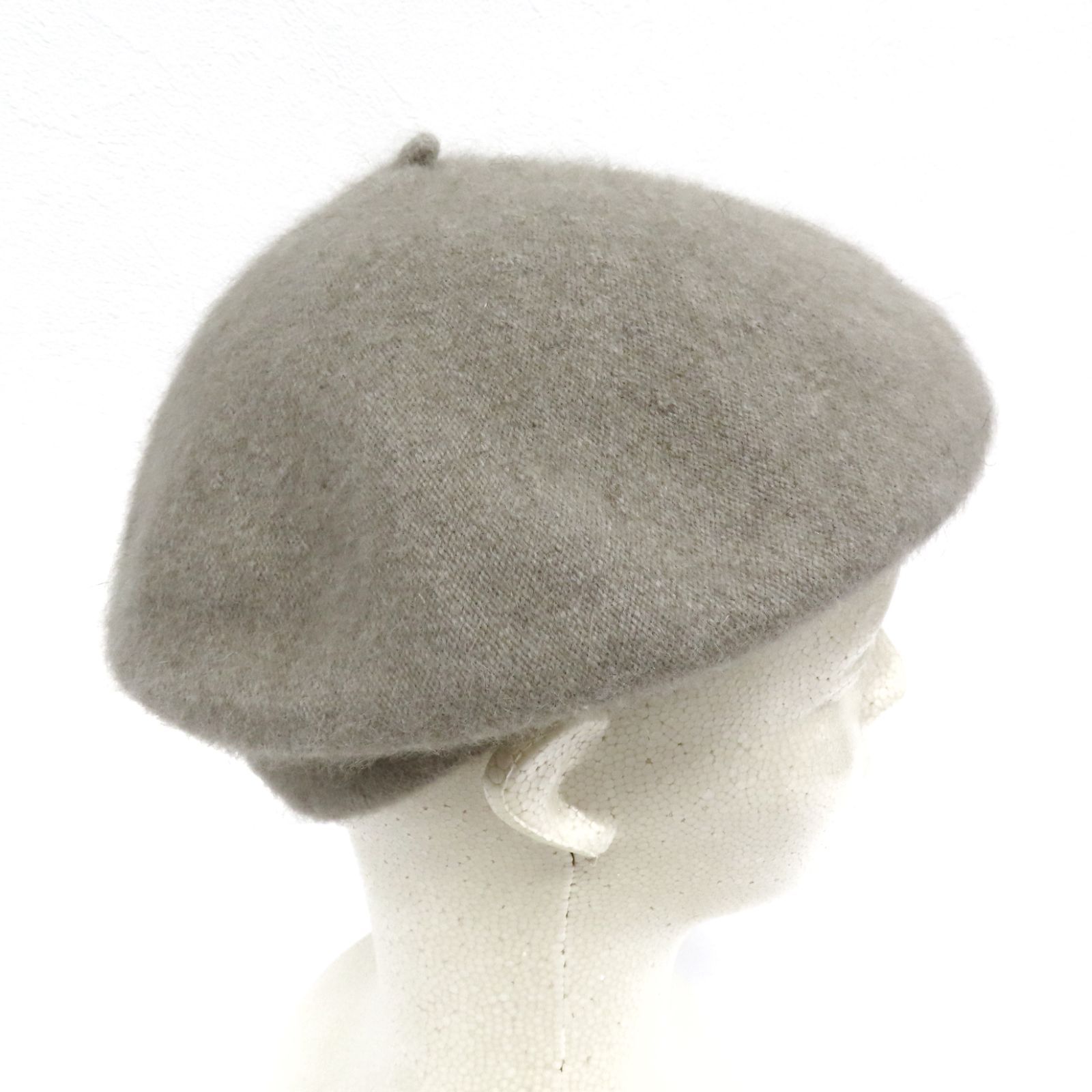 【美品】chisaki Nic ベレー帽　グレージュ　アルパカ混 美品】chisaki（チサキ）レディース ベレー帽【管理番号486