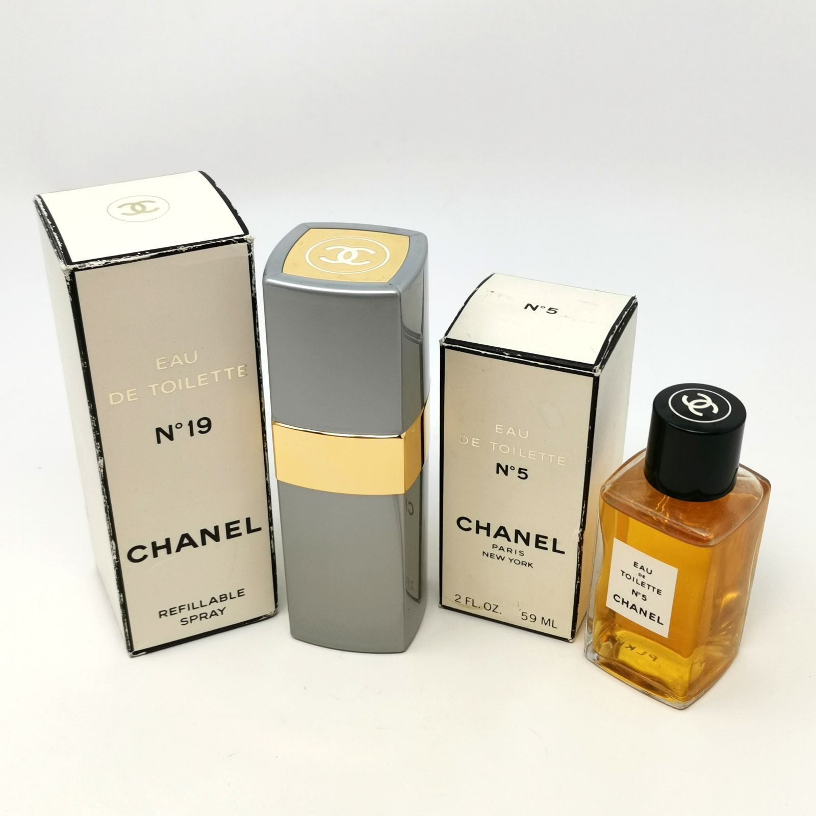 CHANEL N°5 N°19 パルファム 7本セット CHANEL N°5 N°19 香水 7点セット オードトワレ オードゥ