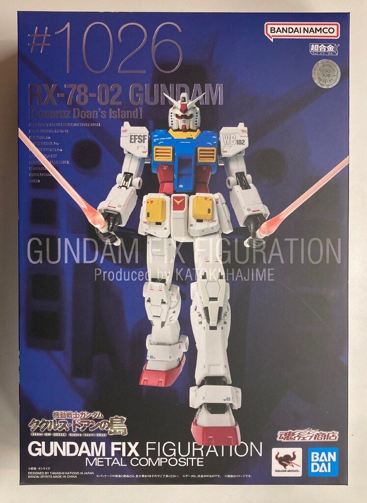 BANDAI SPIRITS GUNDAM FIX FIGURATION METAL COMPOSITE 機動戦士ガンダム ククルス ドアンの島 RX-78-02 ガンダム ククルス ドアンの島 1026