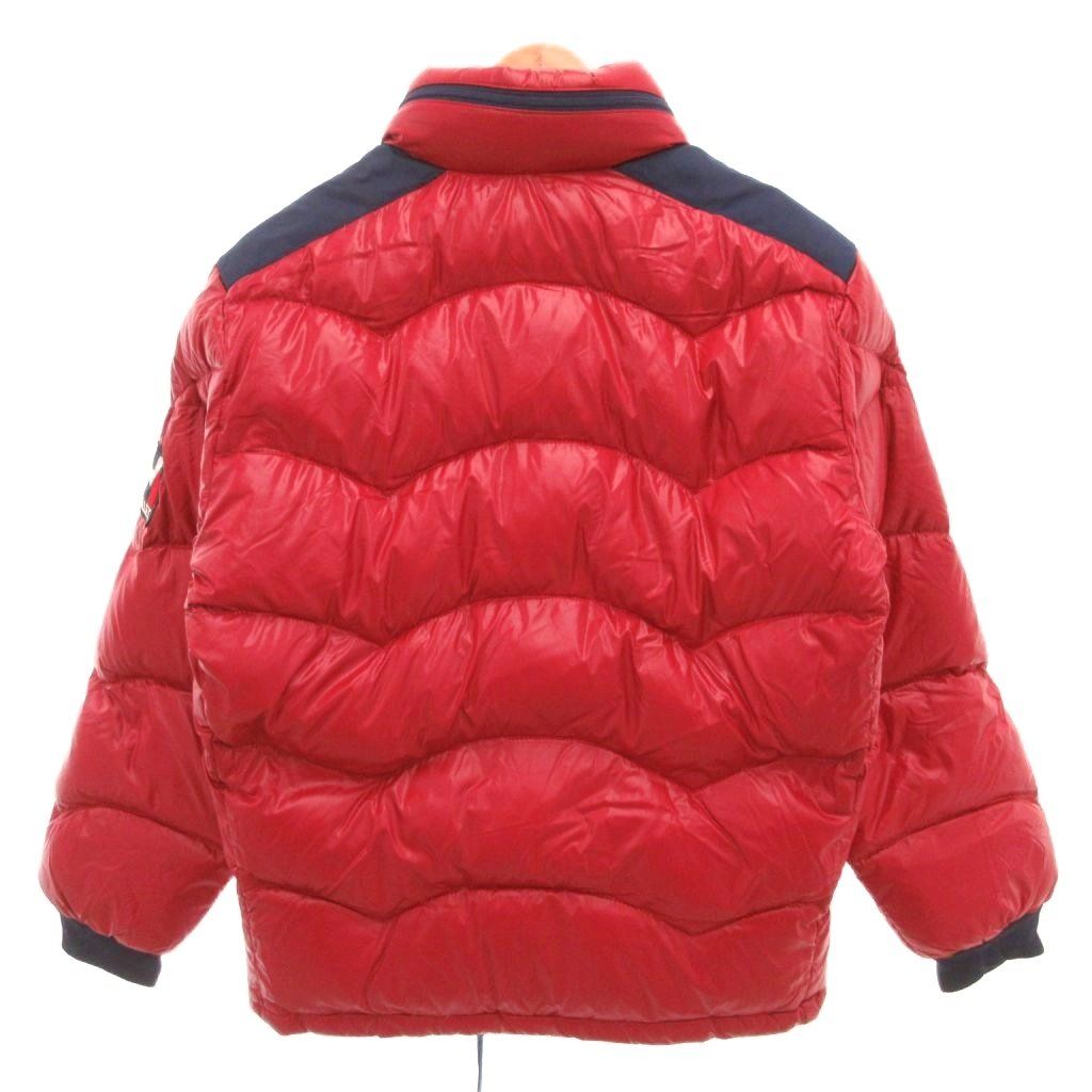 Midas レッドバーガンディ ダウンジャケット　L ミレー MILLET ヴィンテージ ダウンジャケット ブルゾン 登山