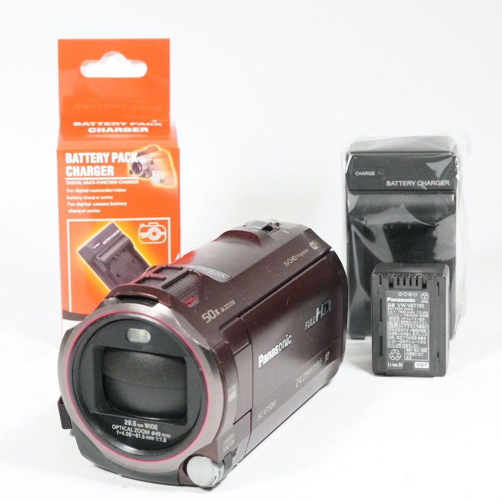 Panasonic パナソニック HC-V750M ブラウン 返金保証 |1885